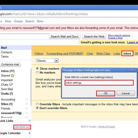 How To Display A Custom List Of Your Quick Links In Gmail Howtech