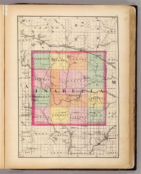 (Map of Isabella County, Michigan) - David Rumsey Historical Map Collection