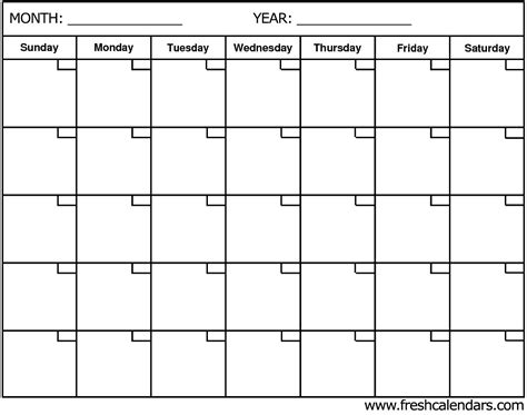 printable blank calendar grid example calendar printable blank monthly calendar template pdf