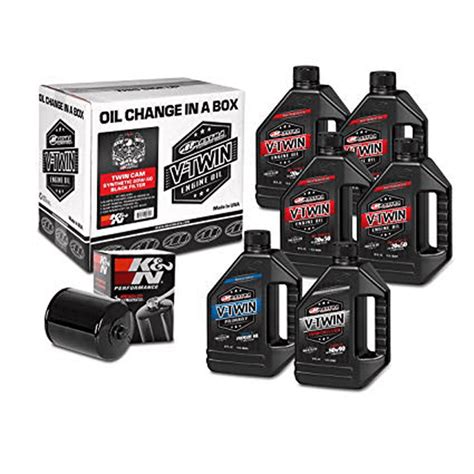 V-TWIN OIL CHANGE KIT SYNTHETIC W/ BLACK FILTER, TWIN CAM - Walmart.com