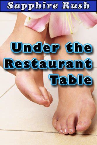 Under The Restaurant Table Public Footjob Fetish English Edition