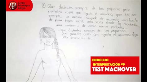 Ejemplo 9 De Interpretación Del Test Machover O Figura Humana Youtube