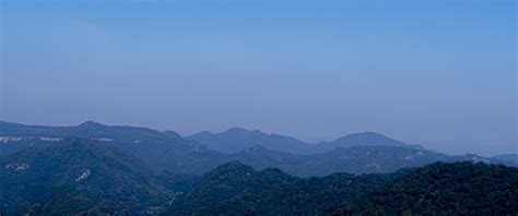 Spectacular Blue And Cyan Mountain Range Beautiful Nature Landscape