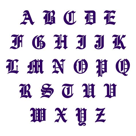 10 Best Printable Old English Alphabet A Z For Free At
