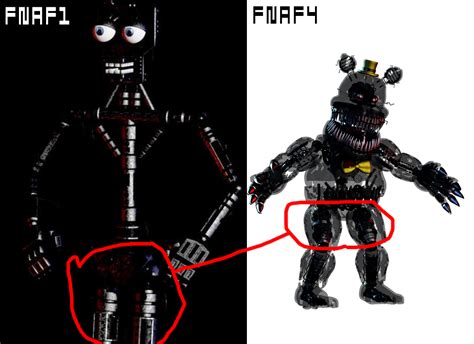 Most Likely Nothing But The Fnaf1 Endoskeleton Legs Resemble The Fnaf4