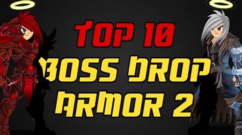 ⌠aqw⌡ Top 10 Boss Drop Armors 2 Youtube
