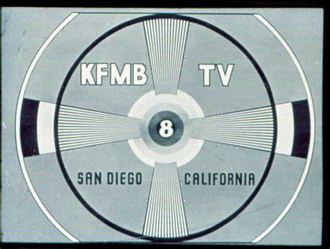 Galaxy Nostalgia Network Vintage Kfmb Tv Test Pattern
