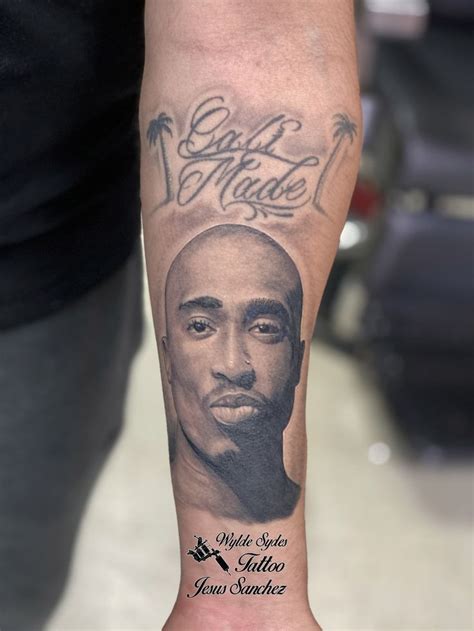 Tupac Portrait Tattoo Portrait Tattoo Tupac Tattoo Tattoos