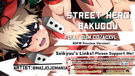 Stupid Hard Street Hero Bakugou My Hero Academia Asmr Art By Mazjojomania Xxx Mobile