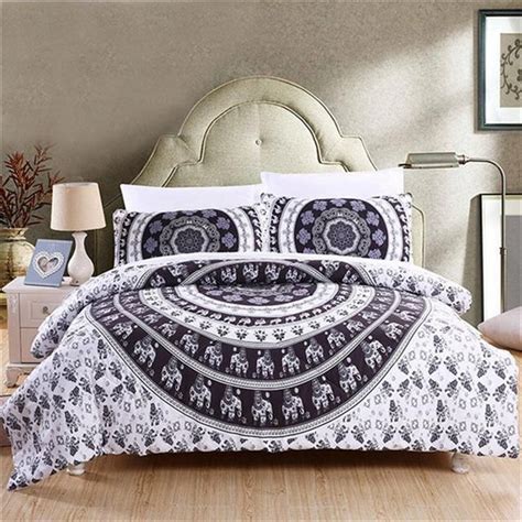 Bohemian Style Black And White Bed In A Bag Boho Bedding Sets Bed