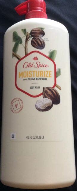 Old Spice Moisturize With Shea Butter Body Wash 40 Oz Bottle With Pump