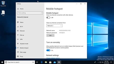 1. Mobile Hotspot di Windows 10