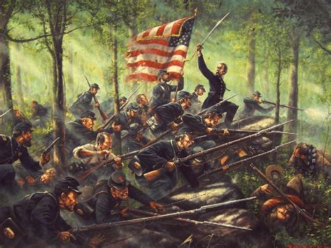 The American Civil War War Campaign Gettysburg Day