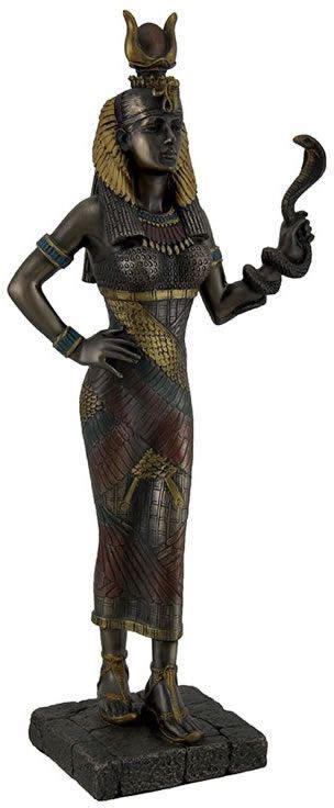 Hathor Egyptian Goddess Of Love Sculpture Divine Goddess Isis Goddess