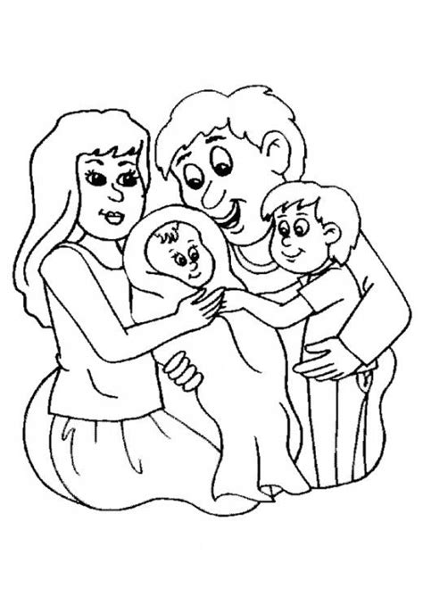 Https://techalive.net/coloring Page/animals Mommy Daddy Baby Brother Coloring Pages