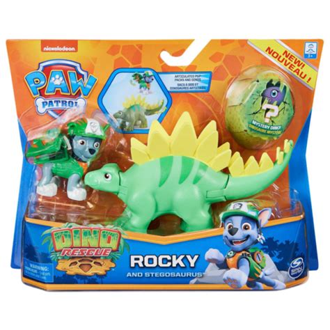 Spin Master Paw Patrol Dino Rescue Pup And Dinosaur Action Figure Set