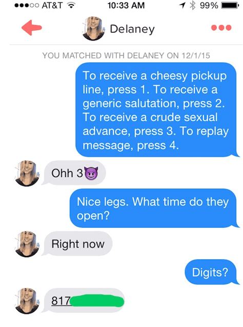 Tinder Pickup Lines That Work Every Time Tested In 2023