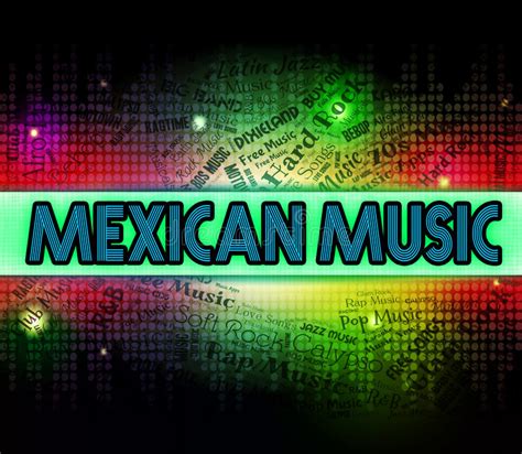 Banda De Música Mexicana Sobre Fondo Blanco Aislado Ilustración Del