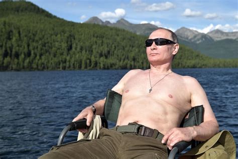 Bare Chested Putin Photos Released By Russian State Media The Washington Post