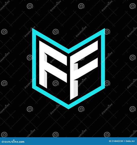 Ff Initial Logo Monogram Designs Modern Templates Stock Vector