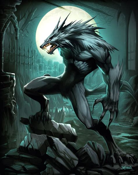Werewolf 2 By Mauricio Herrera Elgrimlock Rimaginarywerewolves