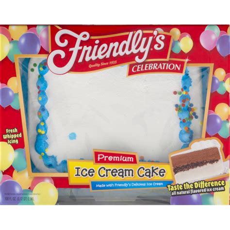 Friendlys Premium Ice Cream Cake 60 Fl Oz Cake Walls