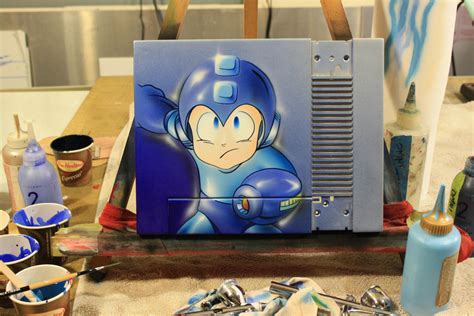 Custom Painted Mega Man Nintendo Airbrushed By Cksigns On Deviantart
