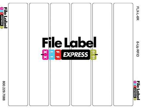 Rfid File Folder Labels File Label Express