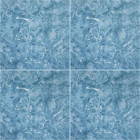Blue Marble Tiles With Different Shapes And Sizes All In Four Separate