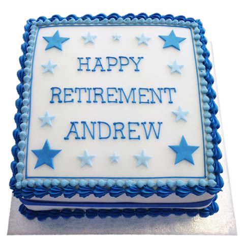 Retirement Cake Flecks Cakes