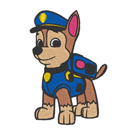 Stickers Chase Pat Patrouille Chien Policier Dessin Animé — Latelier à