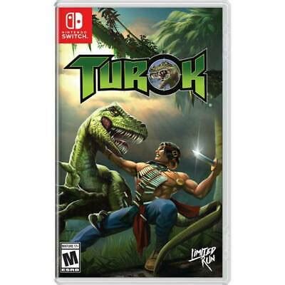 Turok Nintendo Switch New Classic Dinosaur Hunter Game N