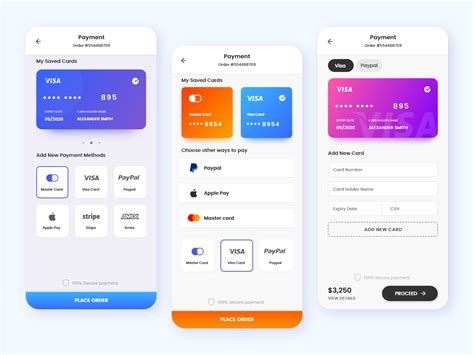 Payment Screens By Aqua 🎃 On Dribbble