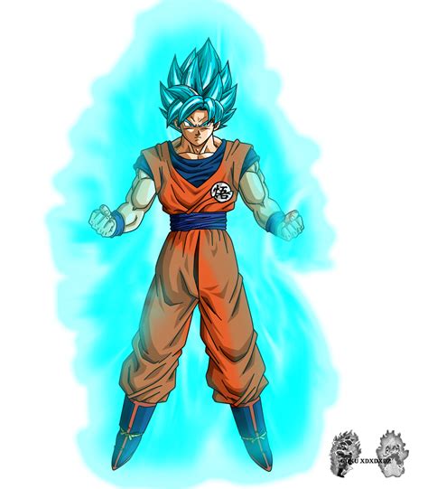 Goku Ssj Blue Aura By Gokuxdxdxdz On Deviantart