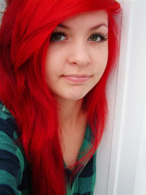 Image Detail For Girl Green Eyes Red Hair Shirt Smile Inspiring Picture On Favim