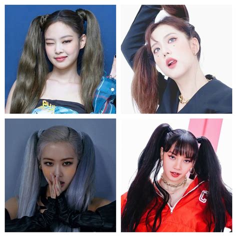 Blackpink With Two Ponytail Hair Pictures Hair Styles Hair Beauty