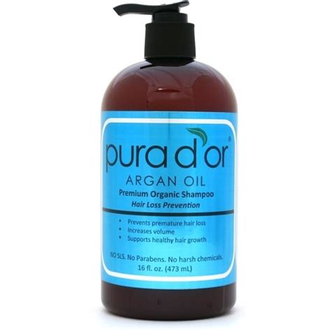 Pura Dor Premium Organic Hair Loss Prevention 16 Ounce Shampoo