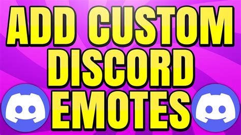 How To Upload And Add Custom Discord Emotes To Your Server Youtube