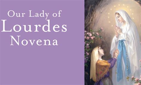 A Novena For Our Lady Of Lourdes Rosary Shrine Of Saint Jude