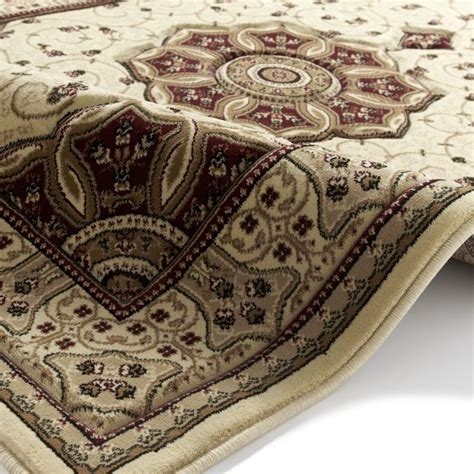 This rug performs best when paired with a rug pad to prevent shifting and sliding. Heritage Rug Cream Red 4400 Now On Sale From Only £39.99