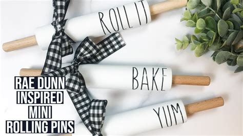 Rae Dunn Inspired Rolling Pins Youtube
