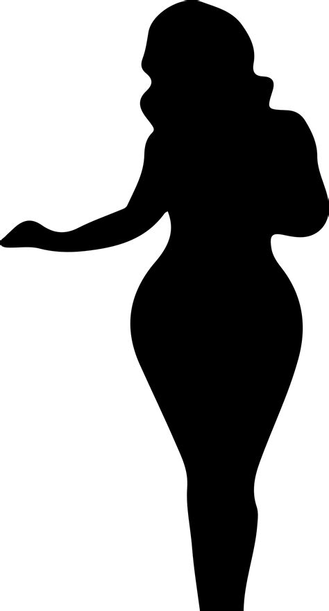 Clipart Full Figured Woman Silhouette Clipart Best Clipart Best