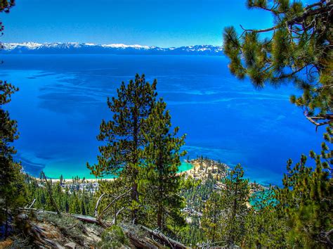 Lake Tahoe Sand Harbor State Park From Flume Trail Photograph By Scott