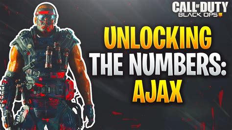 How To Unlock The Numbers Outfits In Black Ops 4ajax Numbers Outfit