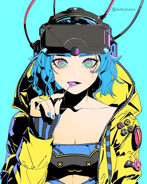 Twitter Cyberpunk Art Anime Character Design Character Art
