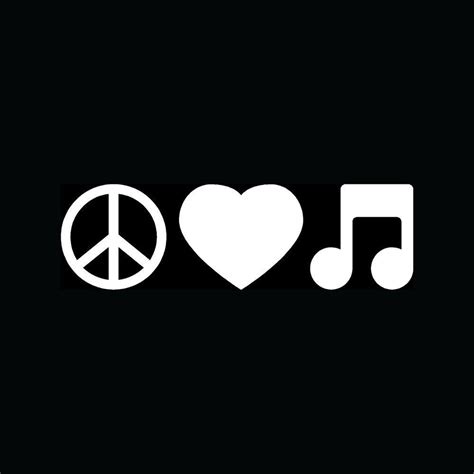 Peace Love Music Wallpapers Wallpaper Cave