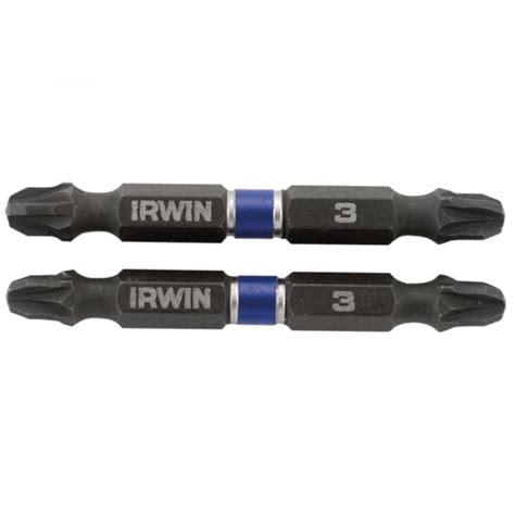 Check spelling or type a new query. Irwin Double-Ended PZ3 Impact Screwdriver Bit - 60mm (Pack ...