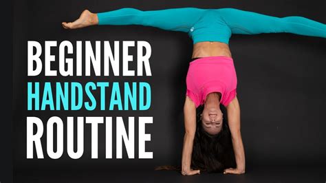 Beginner Handstand Routine Follow Along Youtube