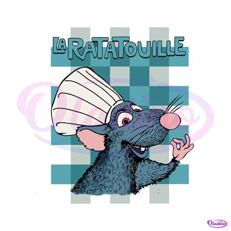 Funny Disney Pixar Ratatouille Remy SVG Graphic Design File