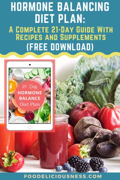 21 Day Hormone Balancing Diet Plan Foodeliciousness